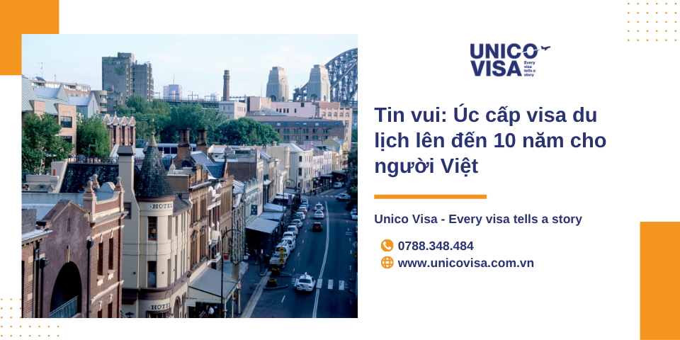 Tin vui: Úc cấp visa du lịch lên đến 10 năm cho người Việt